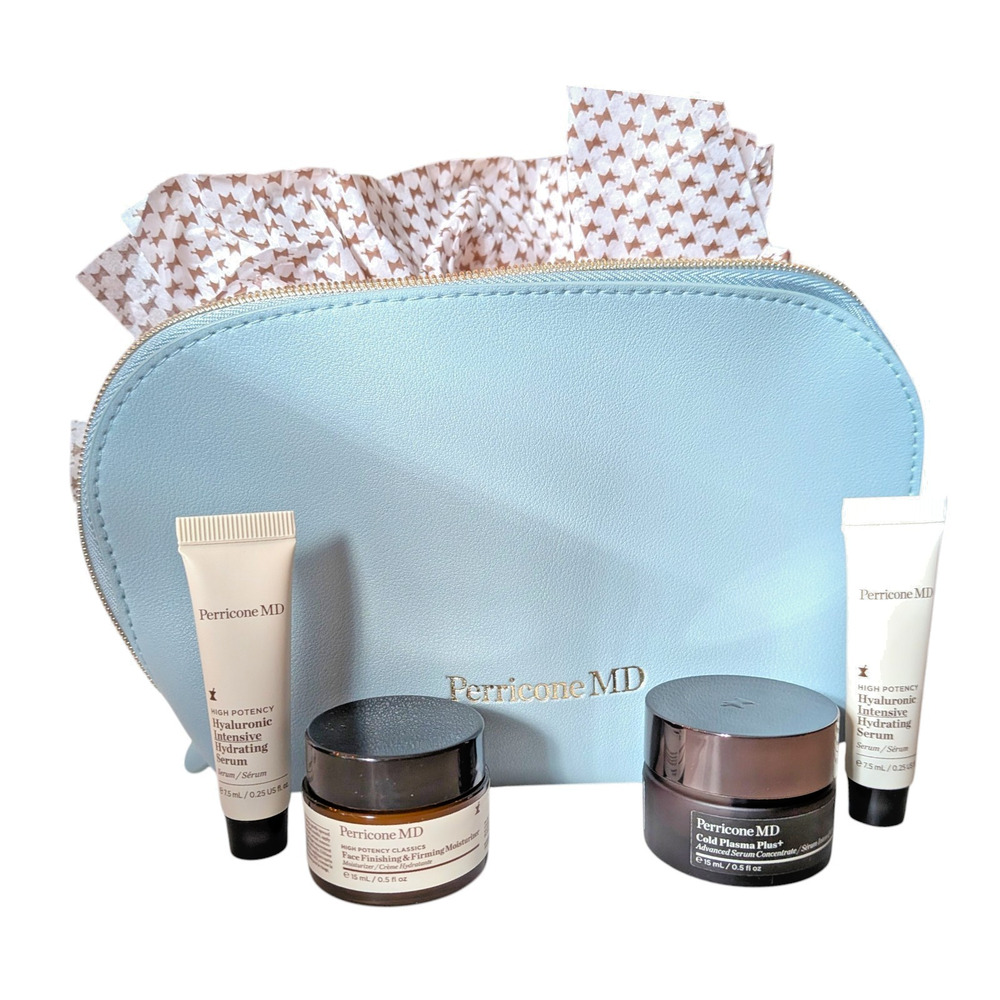 Perricone MD 5-Piece Travel Gift Set Cold Plasma+, Firming Moisturizer, Serum